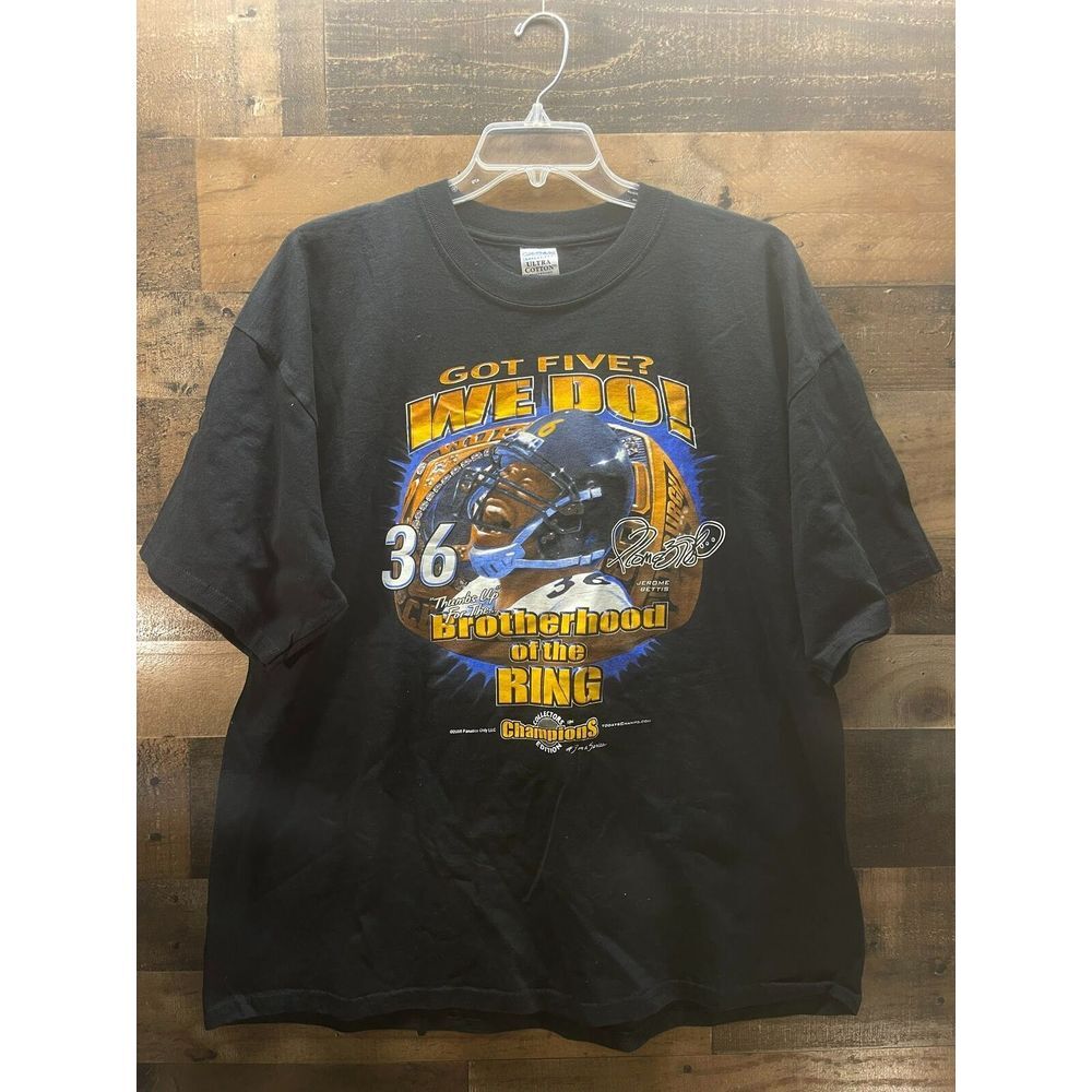Gildan Jerome Bettis "Brotherhood of the Ring" T-Shirt‎ 2XL